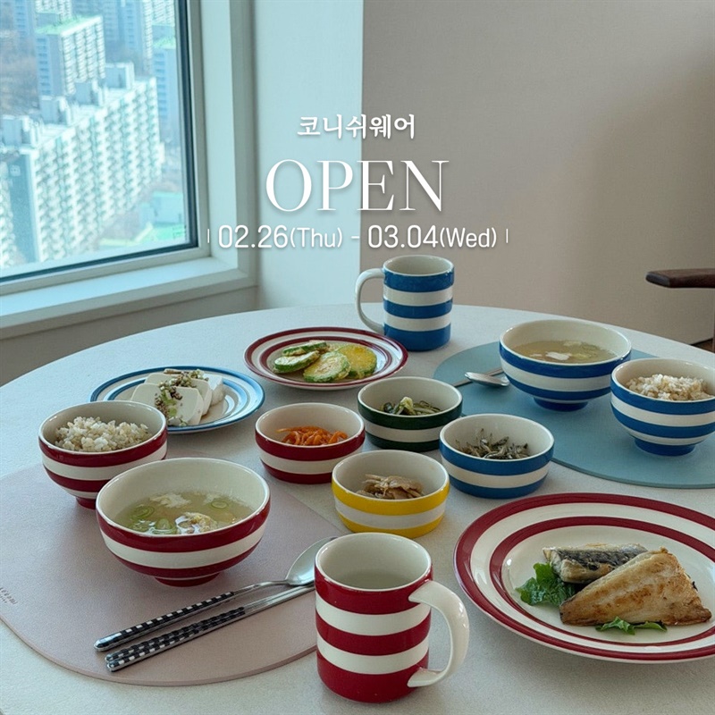 ❤️💙영국도자기 코니쉬웨어 그릇 공구오픈💛💚