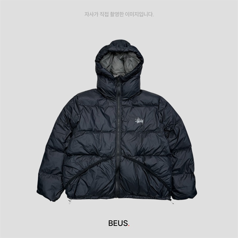 [ ⛷️ Stussy ] 스투시 다운 파카 마이크로 립스탑 팬텀