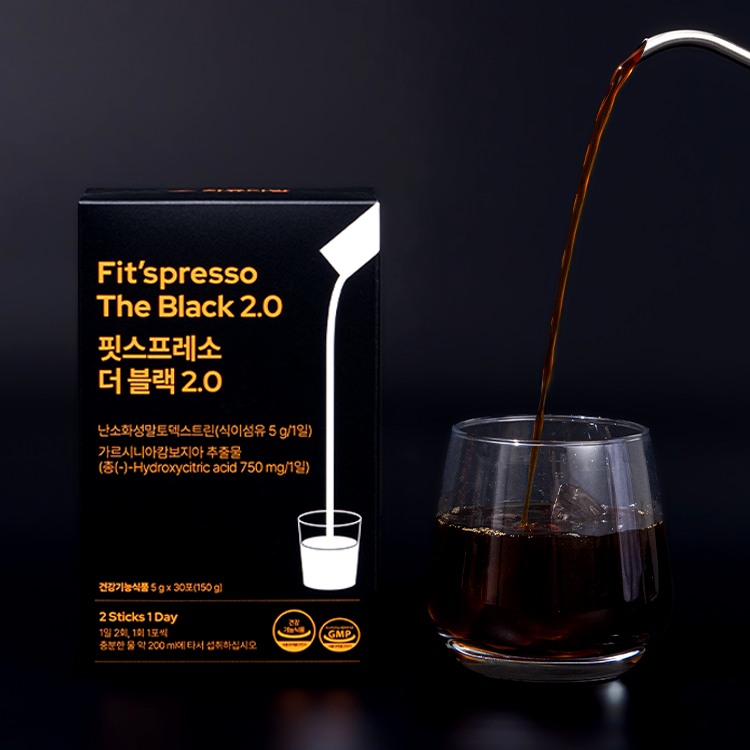 핏스프레소 더 블랙 2.0 (1박스X5gX30포) 3박스&5박스&10박스