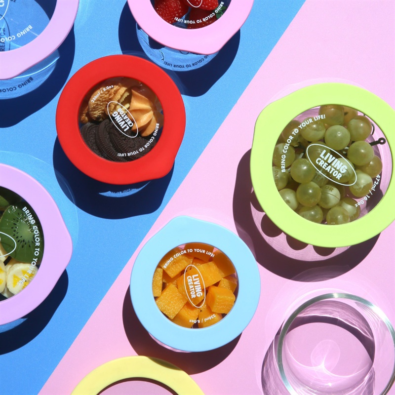 몰리츄 X 동그락 내열 강화 유리밀폐용기