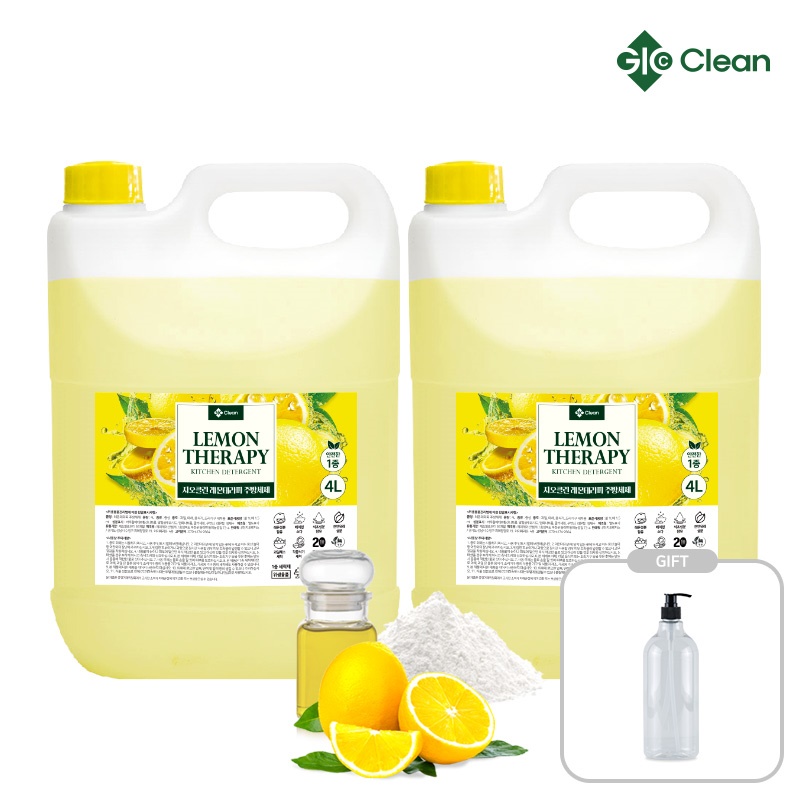"지오클린" 레몬테라피 주방세제 4L +4L (1만원대)