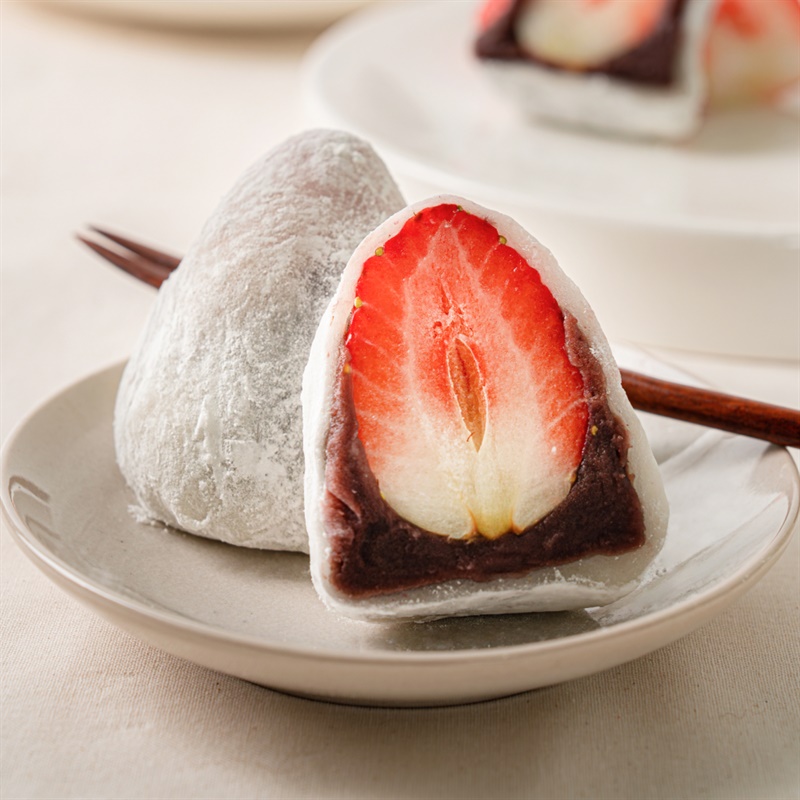 생딸기 수제 모찌