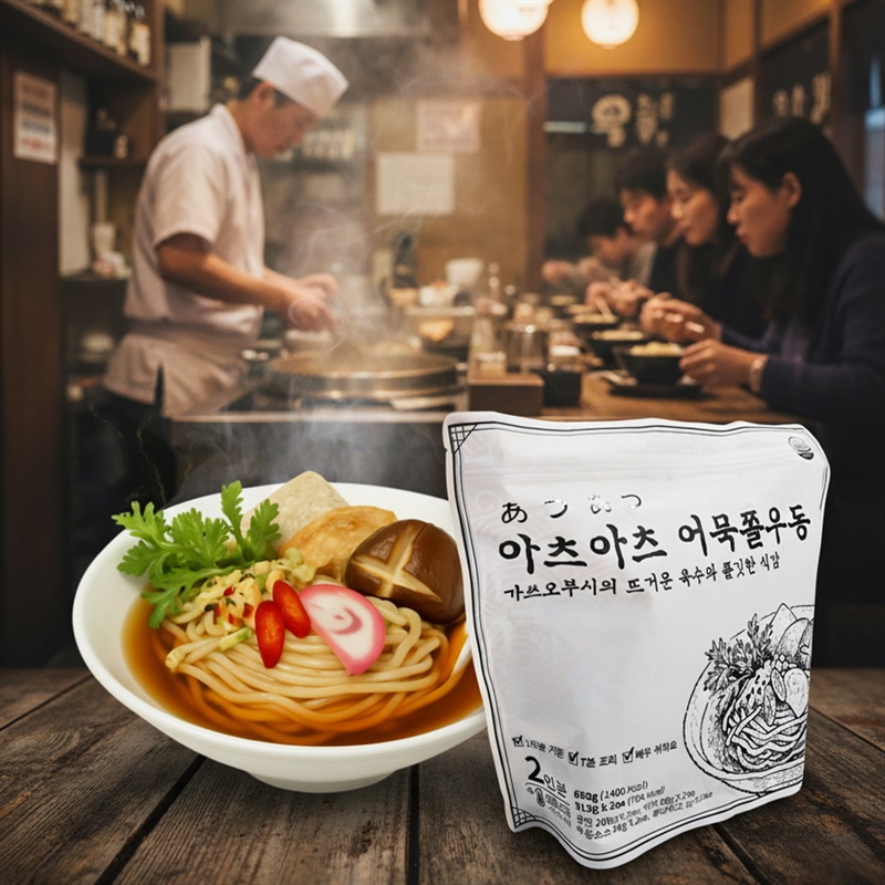 아츠아츠 "어묵쫄우동"- 2인분 5,900원!!