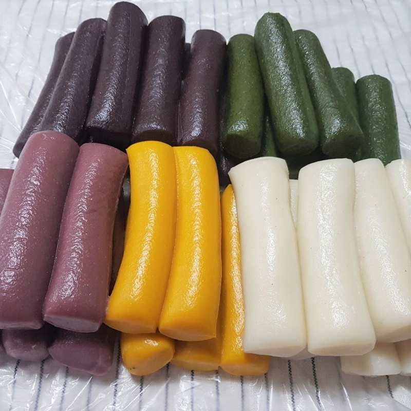 오색 가래떡 & 오색 떡국떡