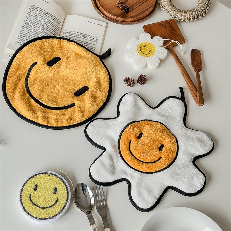 스마일 주방 수건 1+1 (총 4장)