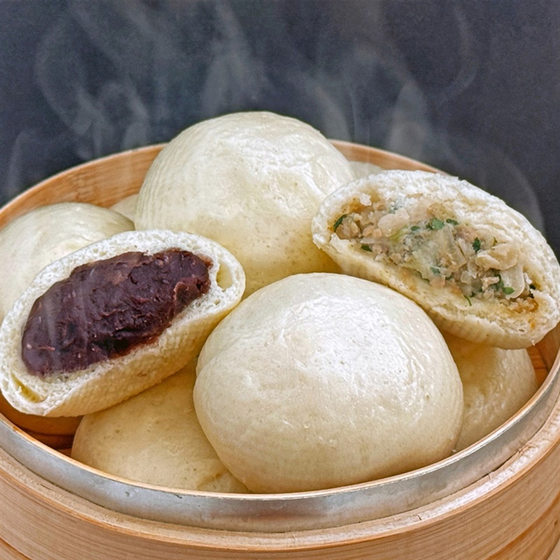 '귀빈정' 26년전통! 수제 통팥 / 야채 쌀호빵