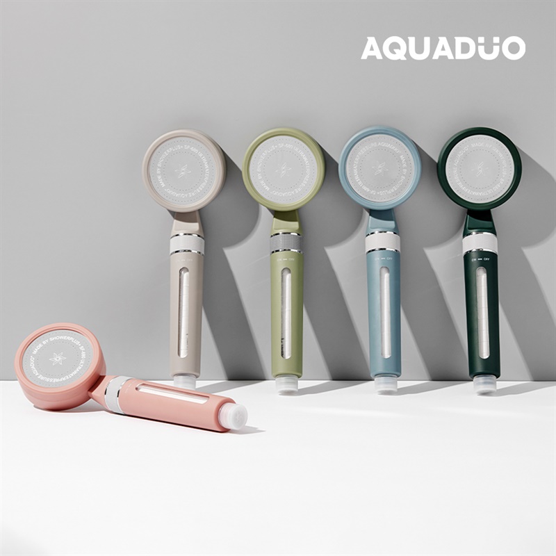 '아쿠아듀오' 블라썸 필터 샤워기 & 여행용 샤워스틱