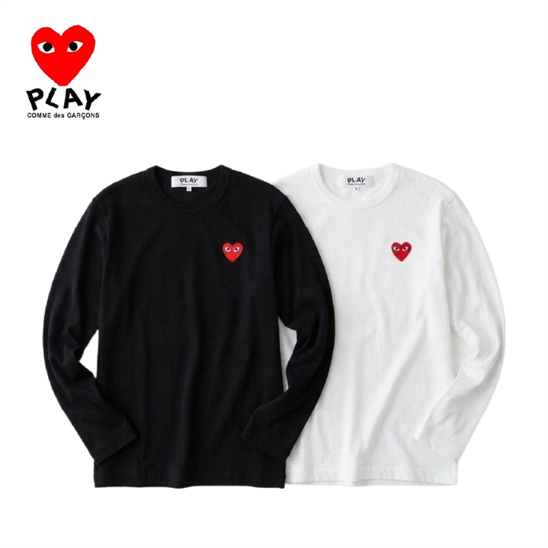 "꼼데가르송" 레드와펜 긴팔티