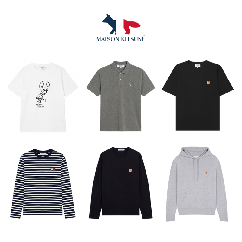 "메종키츠네" 인기 6종 (반팔/긴팔/후드티)