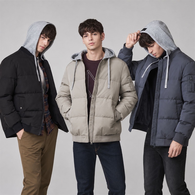 "카이아크만" 25FW 후드 패딩자켓
