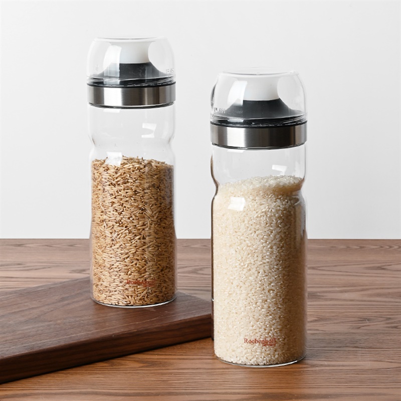 만원대 내열유리 밀폐 곡물통