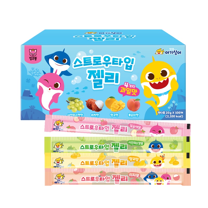 데이원 x 아기상어 스트로우젤리(대용량)