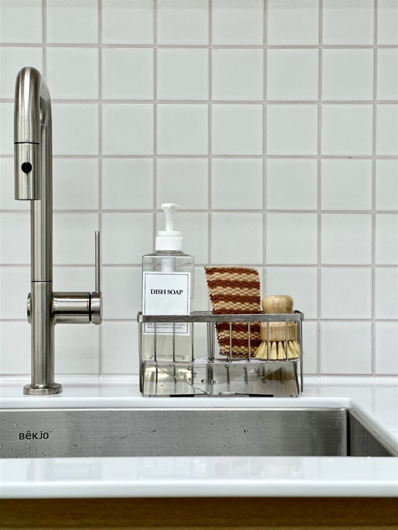 스텐 304 물빠짐 수세미랙