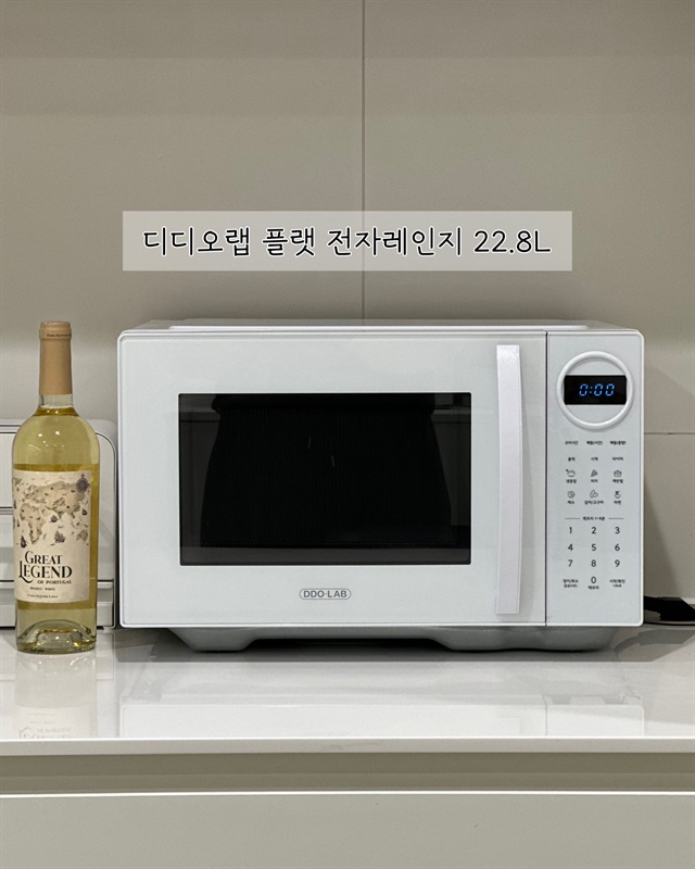 디디오랩 플랫 전자레인지 22.8L