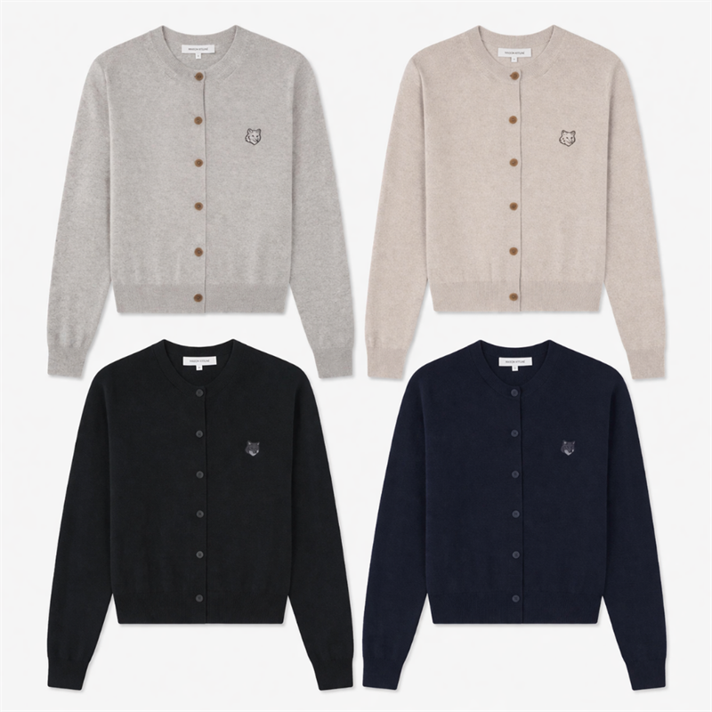 메종키츠네 볼드 가디건										