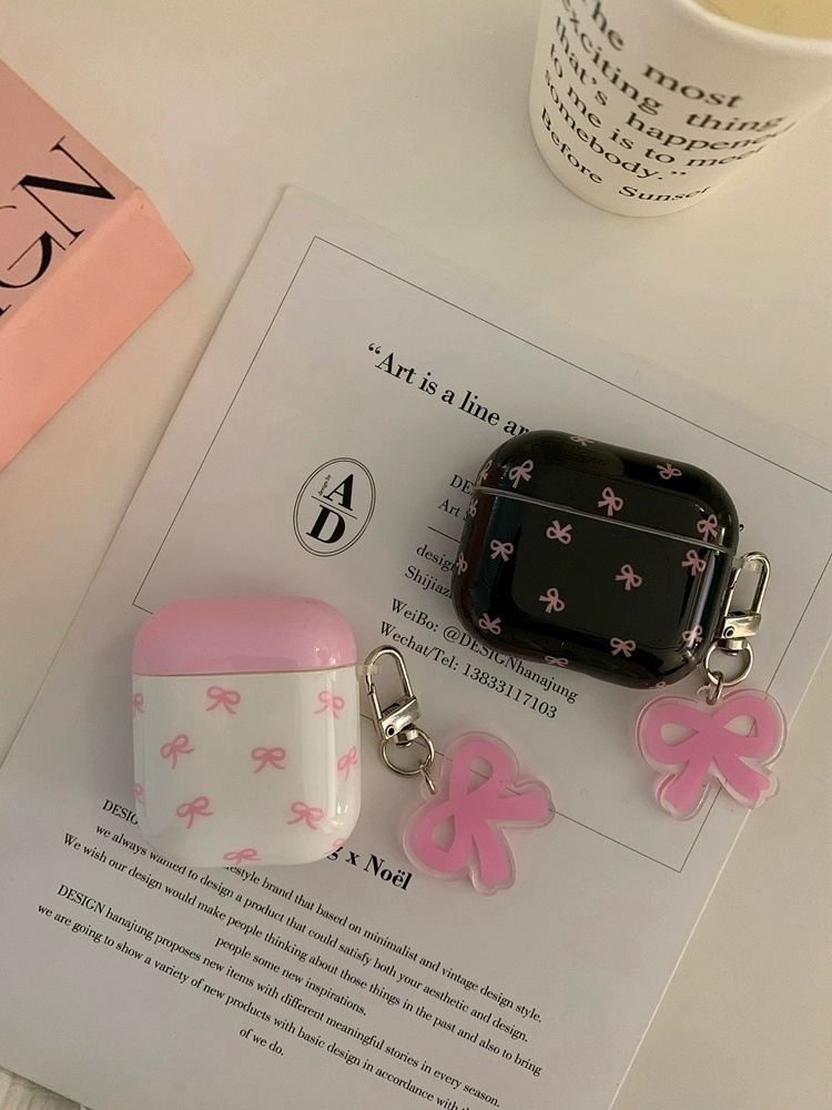 리본키링 에어팟케이스