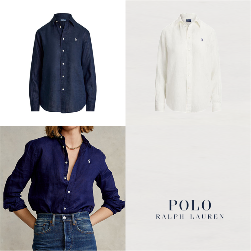 데이원 X 폴로 여성 린넨 셔츠