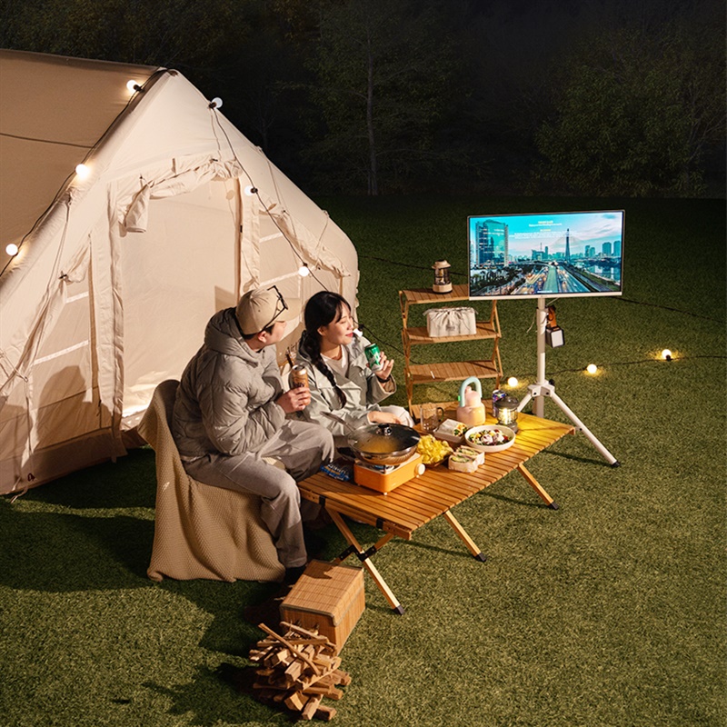 (★무선) 스마트TV + 거치대 세트 (캠핑용/가정용)