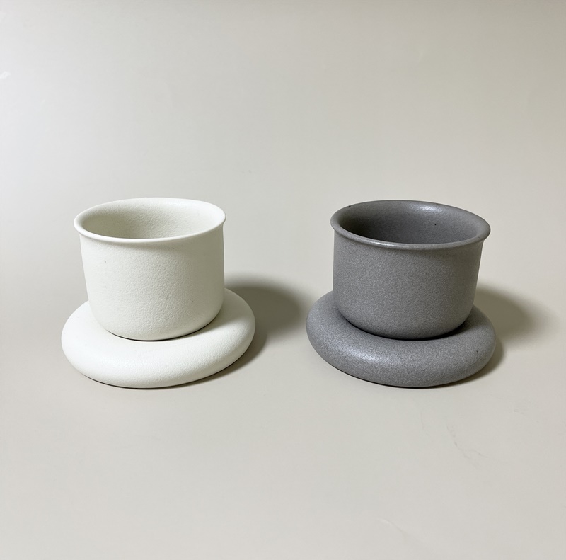 [곡선] 잔 소서 세트