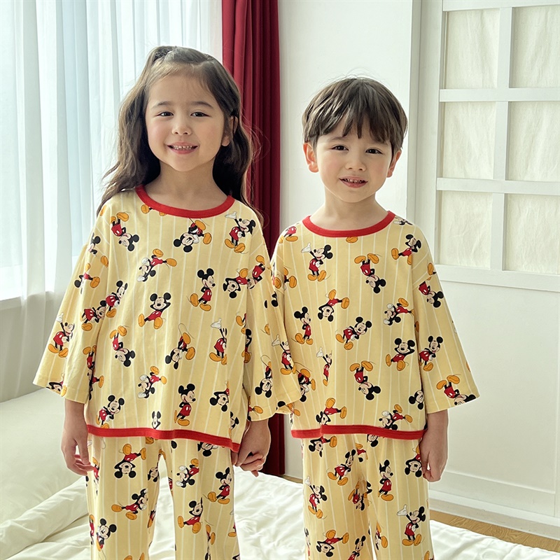 데이원 X ECLL 부들모달 루즈핏 7부 실내복