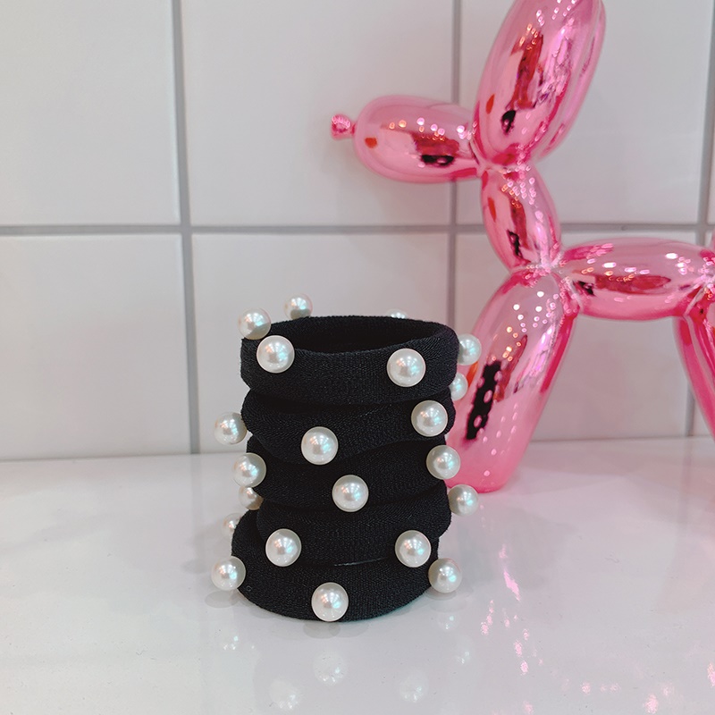 진주 머리끈 (진주알이 바꼈어요)