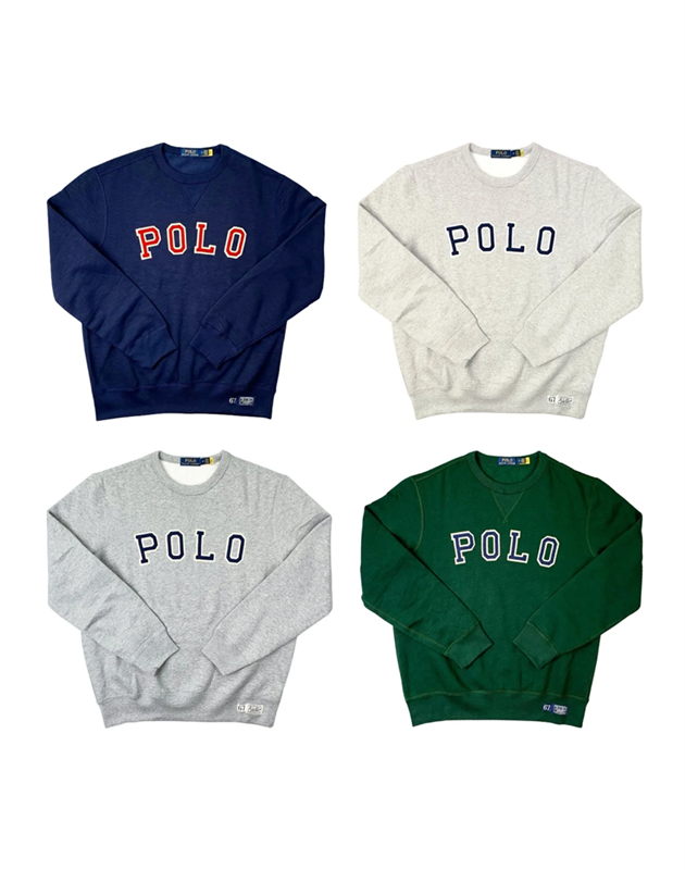 폴로 랄프로렌 기모 맨투맨 (4컬러)